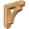 Ekena Millwork Westlake Arts and Crafts Rough Sawn Bracket w/ Offset Brace, Western Red Cedar, 8"W x 32"D x 32"H BKT0806X32X32WTL03RWR - alternate 1